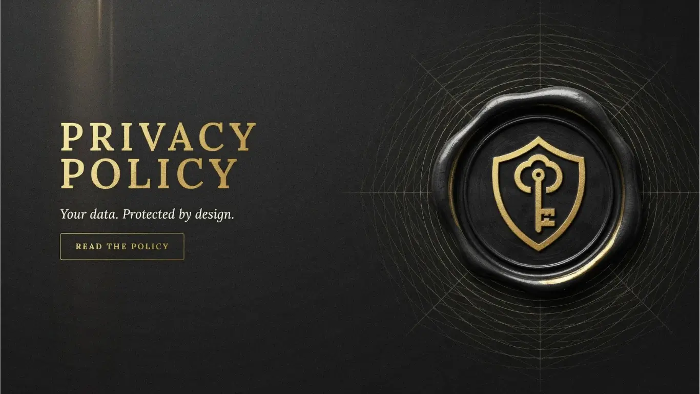 Hero image for website Privacy Policy page